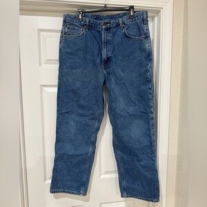 Vintage Carhartt Men's Flannel Inner Jeans